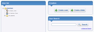 Patients Management Interface